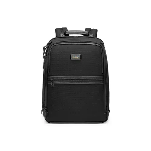 HORSEMEN Elastic Nylon Computer Backpack Office Commute Business Trip Regular Men
s Black