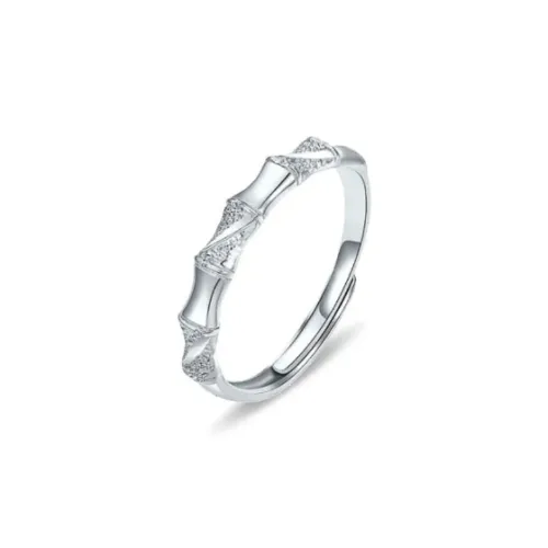 Old Qingyun Silver Building Sterling Silver 990 Rings Unisex