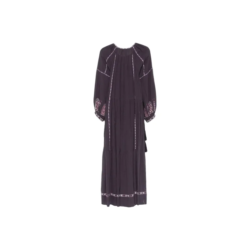 ISABEL MARANT ETOILE Florenza Embroidered Design Maxi Dress-1