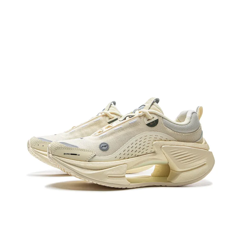 LiNing Jueying CRC Slip Resistant Rebound Low Top Casual Shoes Women's Greige-2