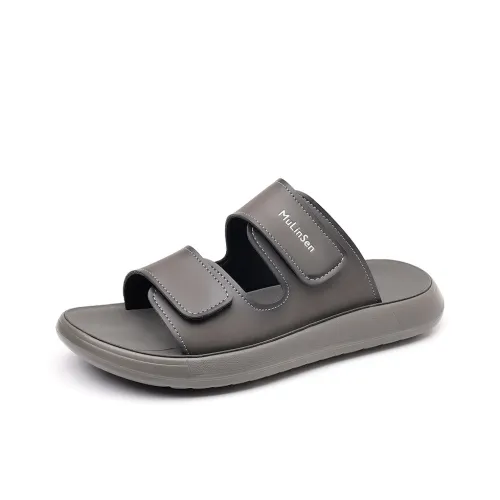 Mulinsen PU Polyurethane Abrasion Resistant Cushioning Slide Slippers Men's