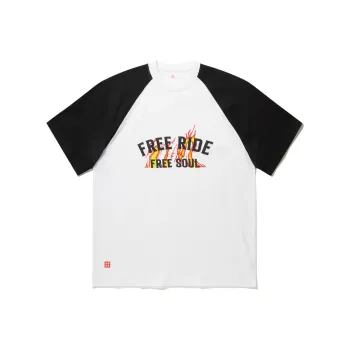 LiNing T Shirt Unisex White Black