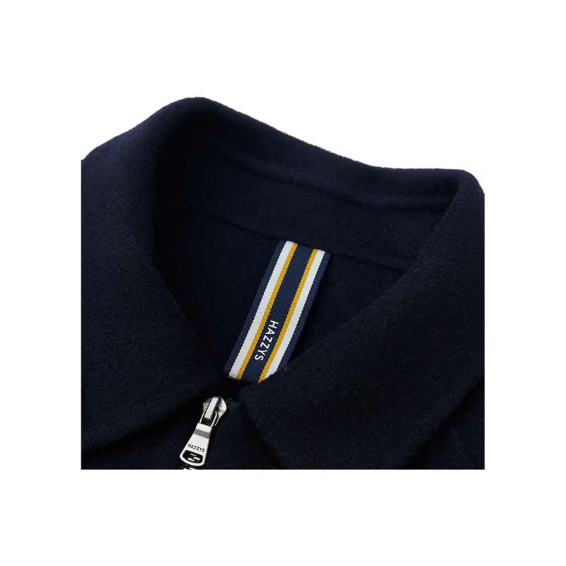 HAZZYS Jackets Coats Men's Dark Navy Blue-3
