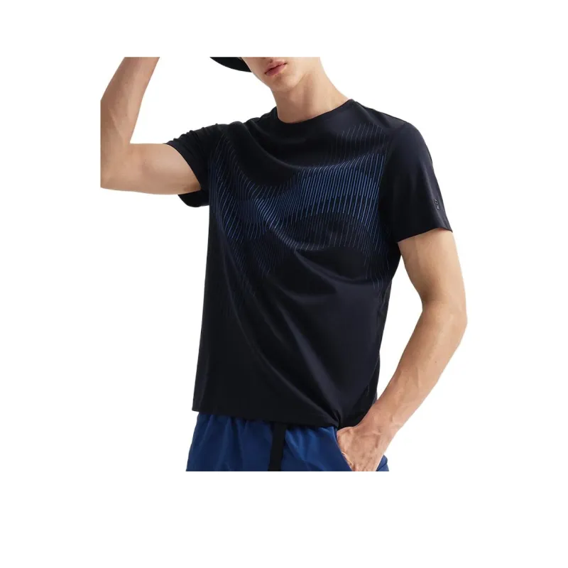 FILA T-Shirts Men Navy Blue-NV-0