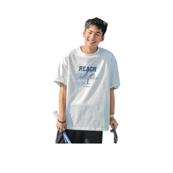 Tonlion T Shirts Men White