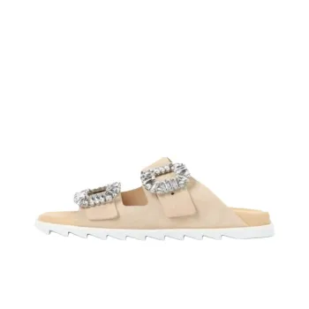 Roger Vivier Slide Slippers Women's Beige