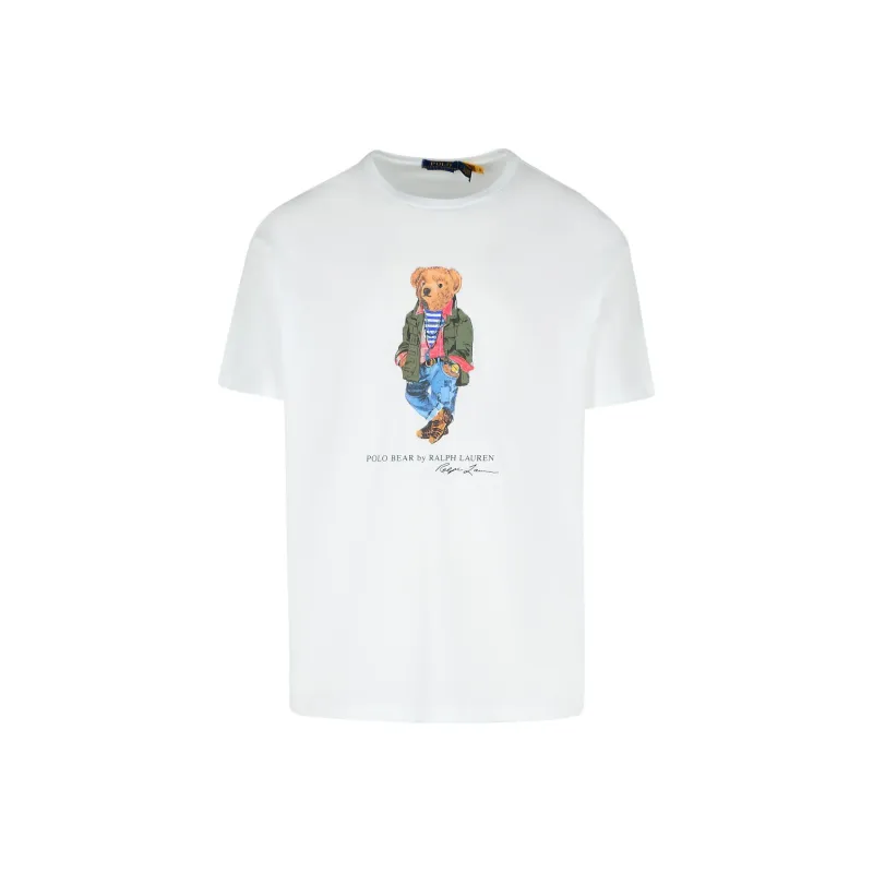 Polo Ralph Lauren Classic Fit Polo Bear Jersey T Shirt-0