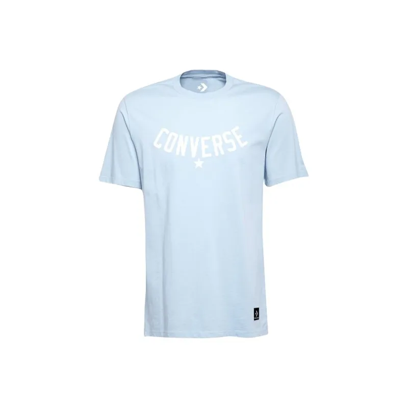 Converse T-Shirt Men's Aqua Blue-0