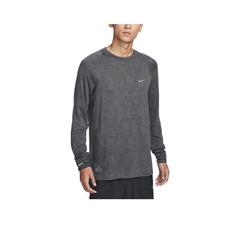 Nike THERMA FIT ADV Running Division T Shirt Men's Black/Iron Gray-0