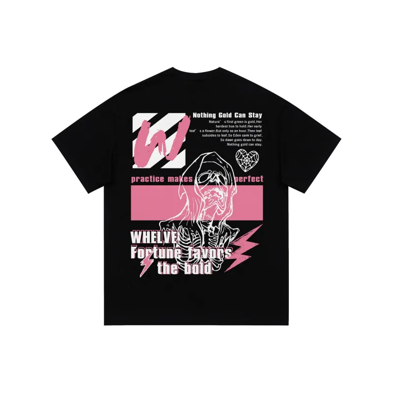 WHELVE Short Sleeved T Shirts Unisex-0