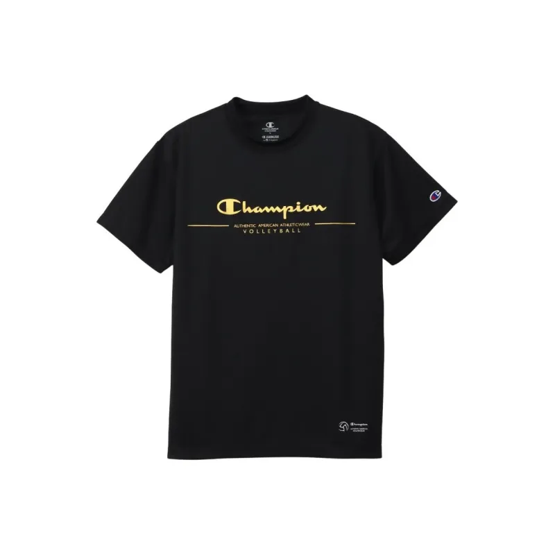 Champion T-Shirt Unisex Black/Gold-0