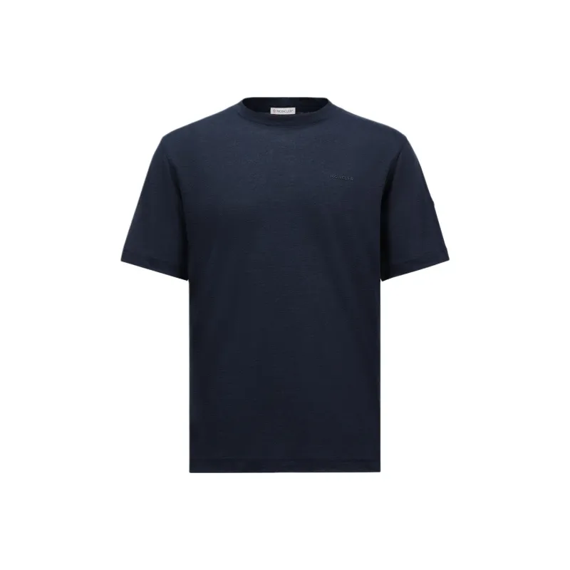 Moncler T Shirt Men's Dark Blue-0