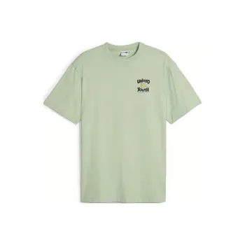 PUMA DOWNTOWN OVERSIZED T Shirt Men's Light Green