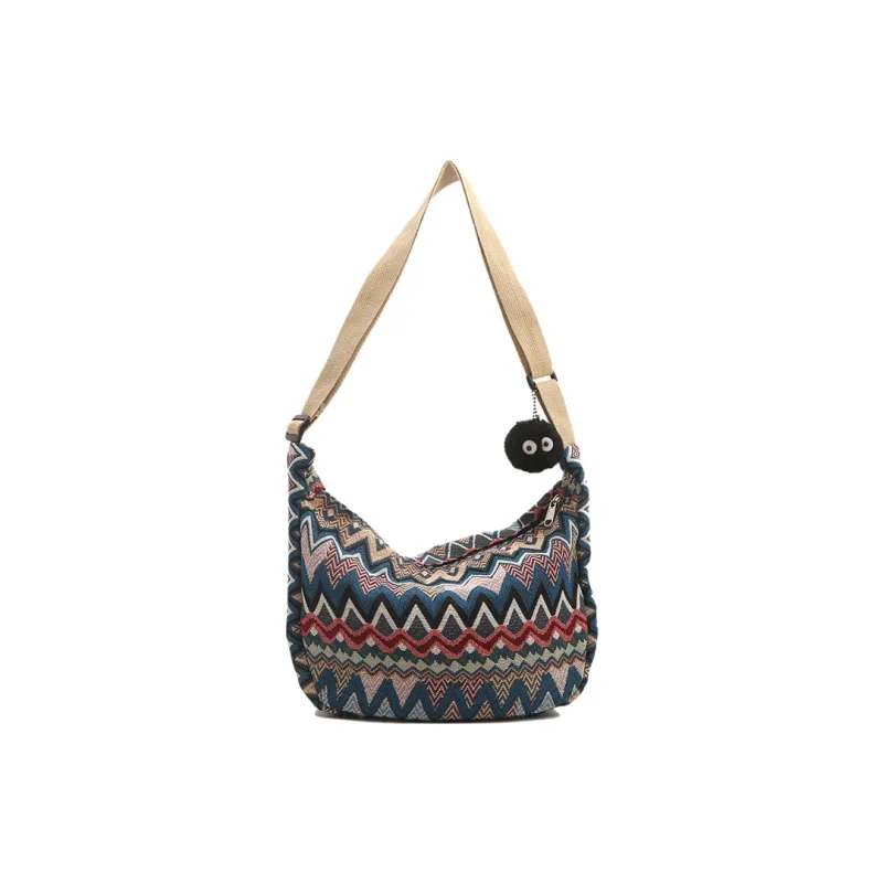 BALANG Canvas Crossbody Bag, Shoulder Bag Regular Women's Multicolor-8