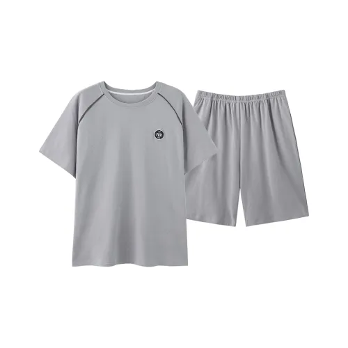 FENTENGCARE Pajama Set Men's Gray