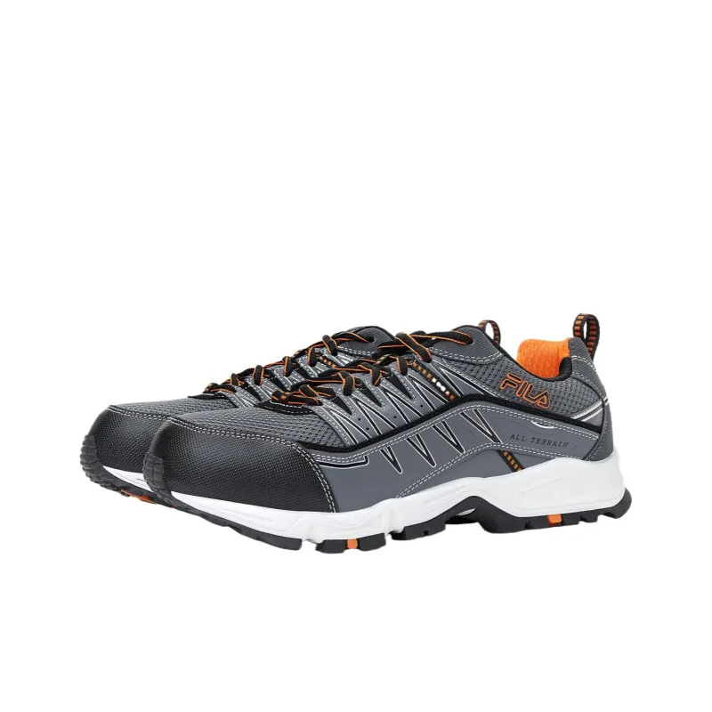 FILA Memory All Terrain Peak Low Top Trekking Shoes Men's Black Gray Color-1