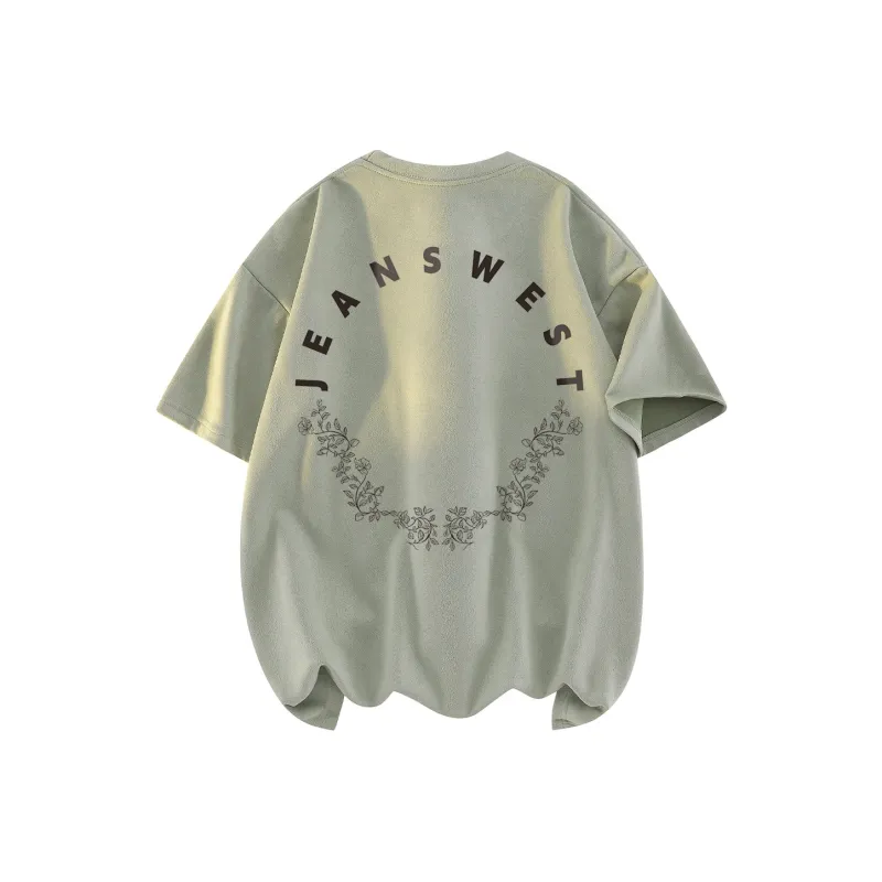 JEANSWEST T-Shirt Unisex Gray Purple-5