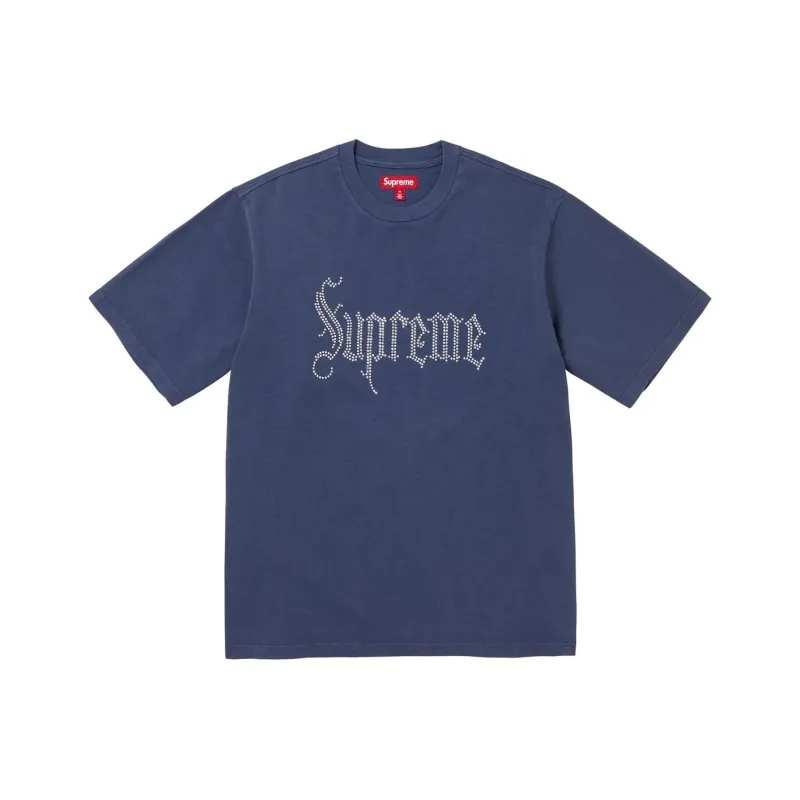 Supreme Rhinestone Short Sleeve Top-2
