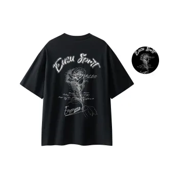 EUSU Drop Shoulder Sleeve T-Shirt Unisex