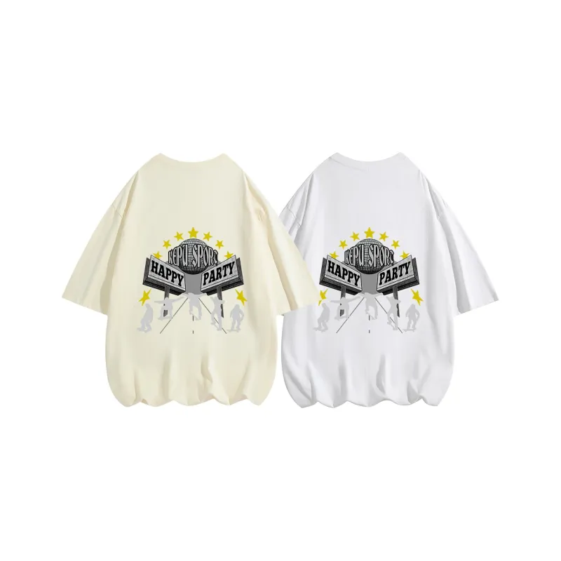 Kepu T Shirt Unisex 2 Pack White+White-19