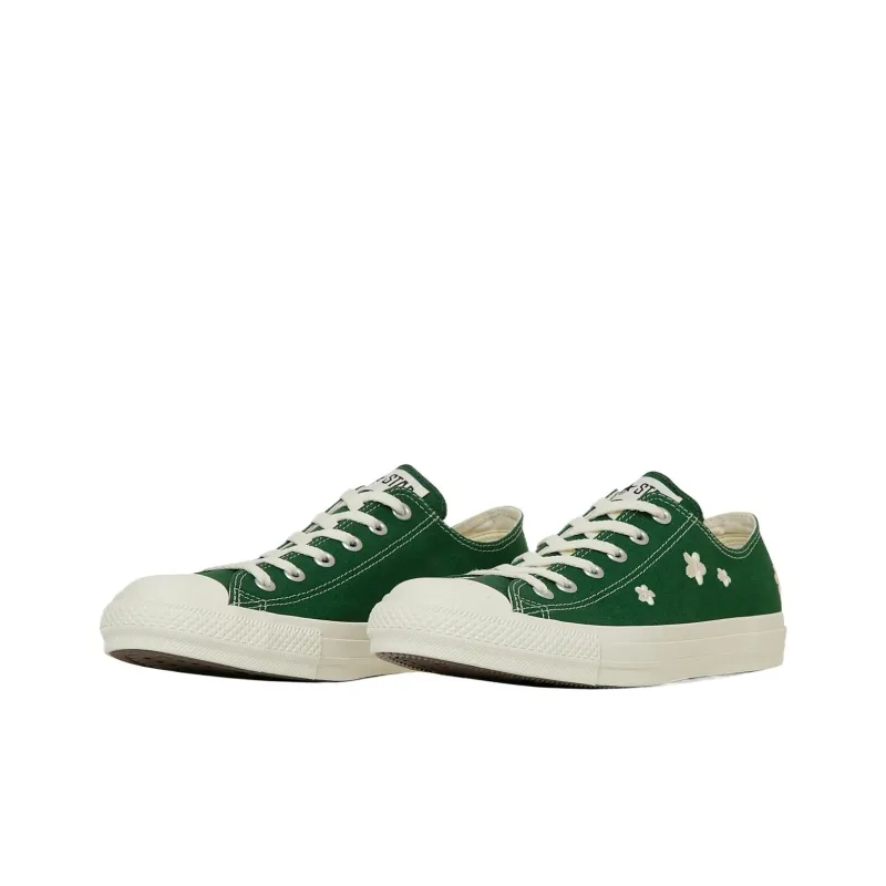 Converse All Star Low Top Canvas Shoes Unisex Forest Green-2