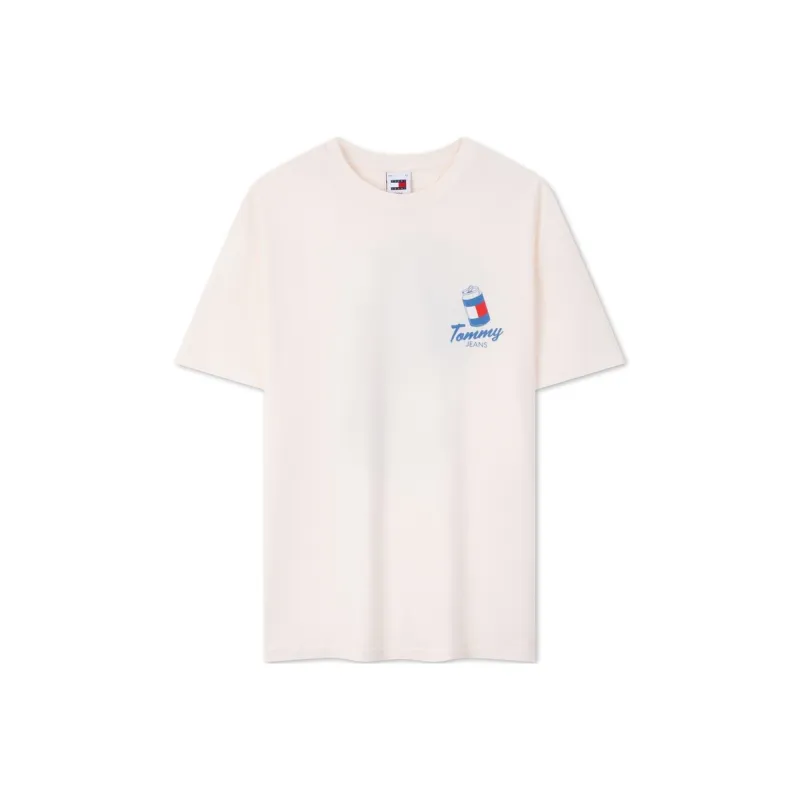 Tommy Hilfiger T-Shirt Unisex Ecru YBH-0