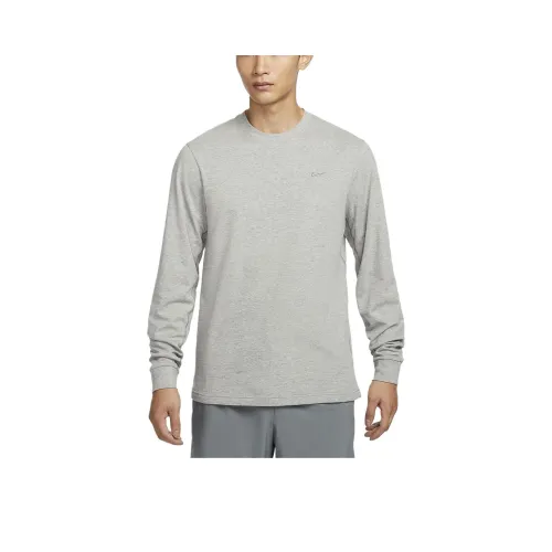 Nike PRIMARY DRI FIT T Shirt Men's Toned Dark Gray/Smoke Gray