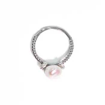 SANWUBALUOKE Pearl Rings Unisex