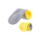 Gray Base Yellow Outer[1 Pack]Sports Moisture-Wicking | Odor-Neutralizing Deodorizing