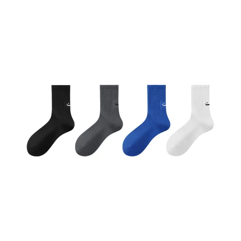 ZEROIN Mid Calf Socks Unisex 4 Pack-11