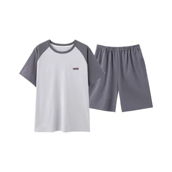FENTENGCARE Pajama Set Men's Gray