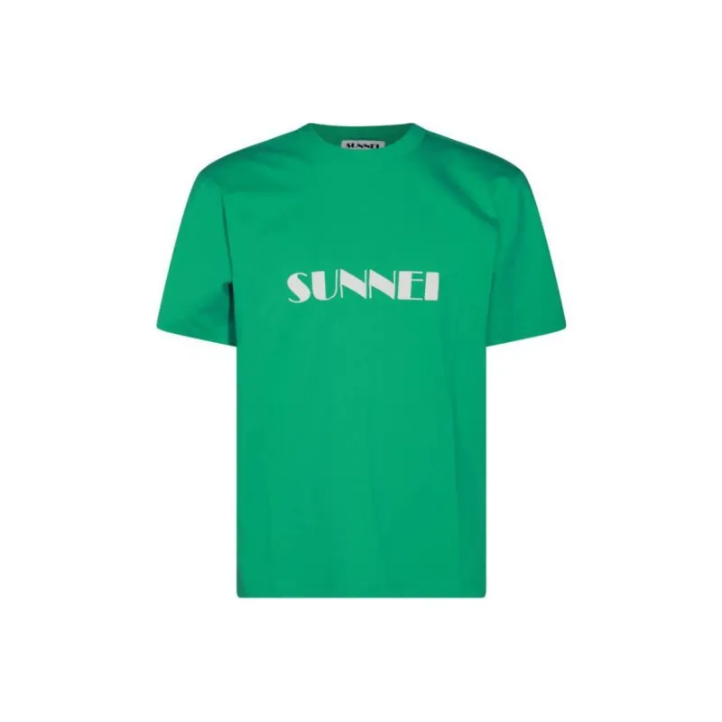 Sunnei Big Logo Sprayed T Shirt-0
