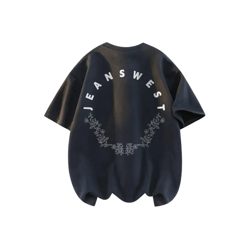 JEANSWEST T-Shirt Unisex Gray Purple-0