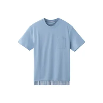 GOLDLION T Shirts Men Blue