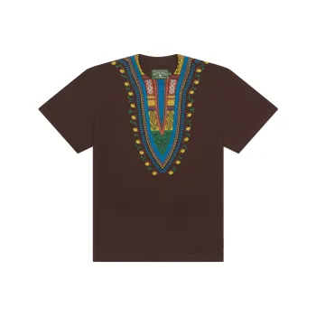 Denim Tears The Scorpion & The Frog Collection T Shirts Unisex Brown