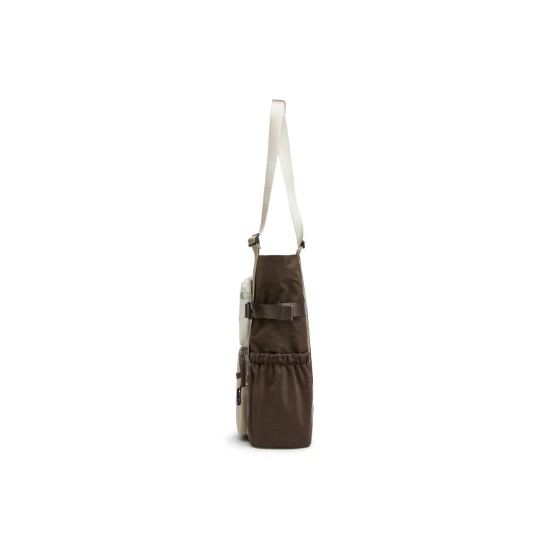 Champion Fabric Handbag Large Size Unisex Olive Green/Black/Milk White/Baroque Brown/Wheat Brown/Milk White-9