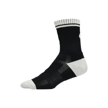 Asics Knee High Socks Men's 1 Pack High Performance Black Birch Wood