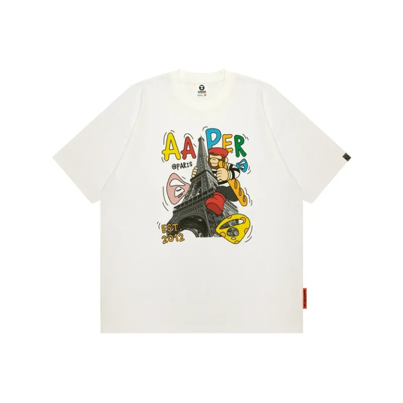 Aape Graphic print T shirt-2