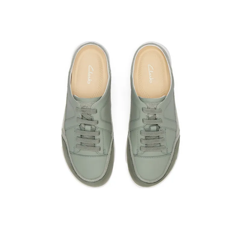 Clarks Closed Toe Slippers Women's Green-2