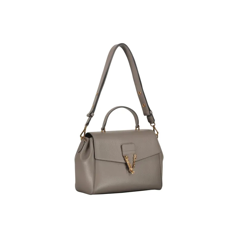 FANSIZHE Virtus Calfskin Tote Bag, Shopping Bag, Shoulder Bag, Crossbody Bag, Handbag Women's Sesame Seeds Beige-1