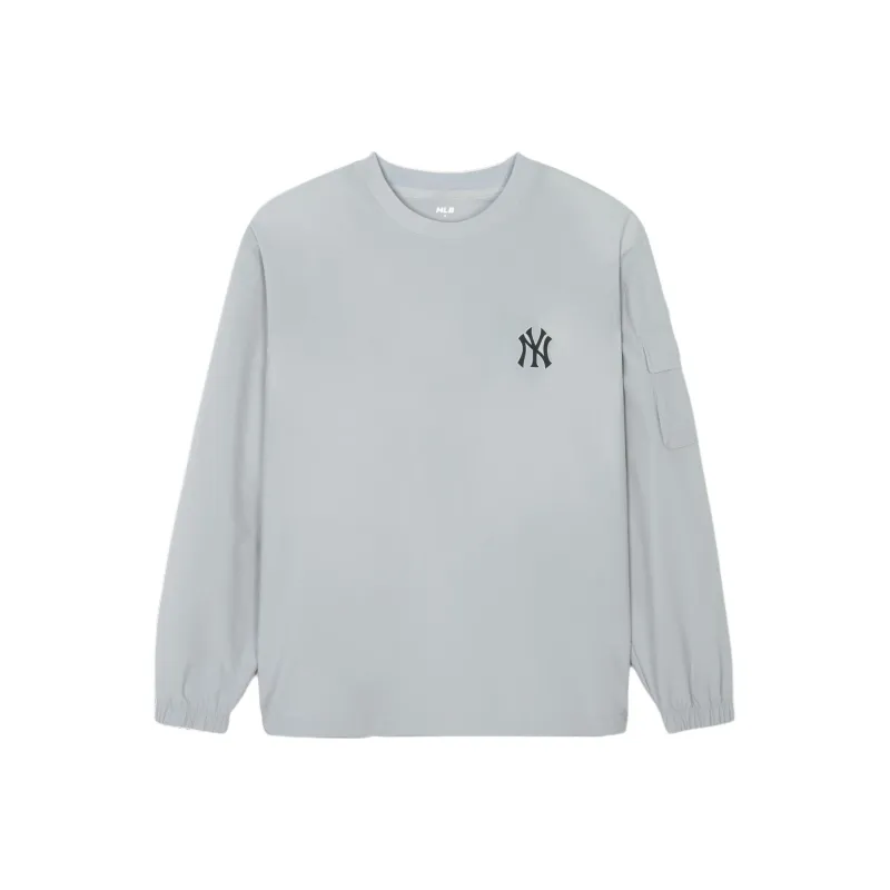 MLB New York Yankees T Shirts Men Gray-0