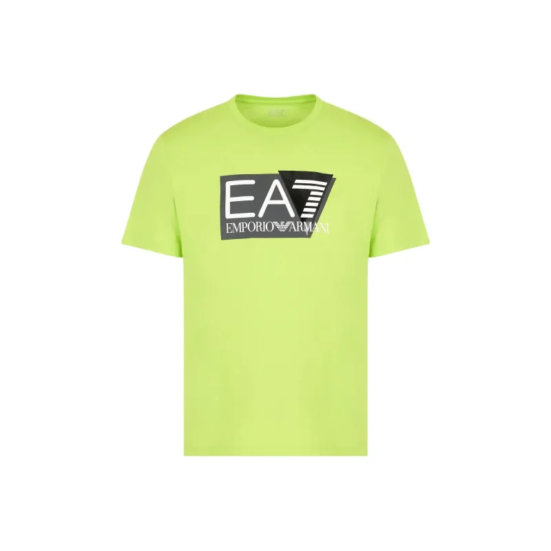 EMPORIO ARMANI EA7 SS24 T Shirt Men's Grass Green-0