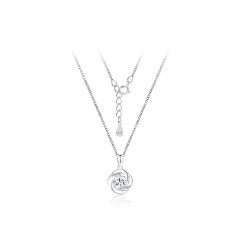 FBRUE 925 Sterling Silver Necklaces Women's
