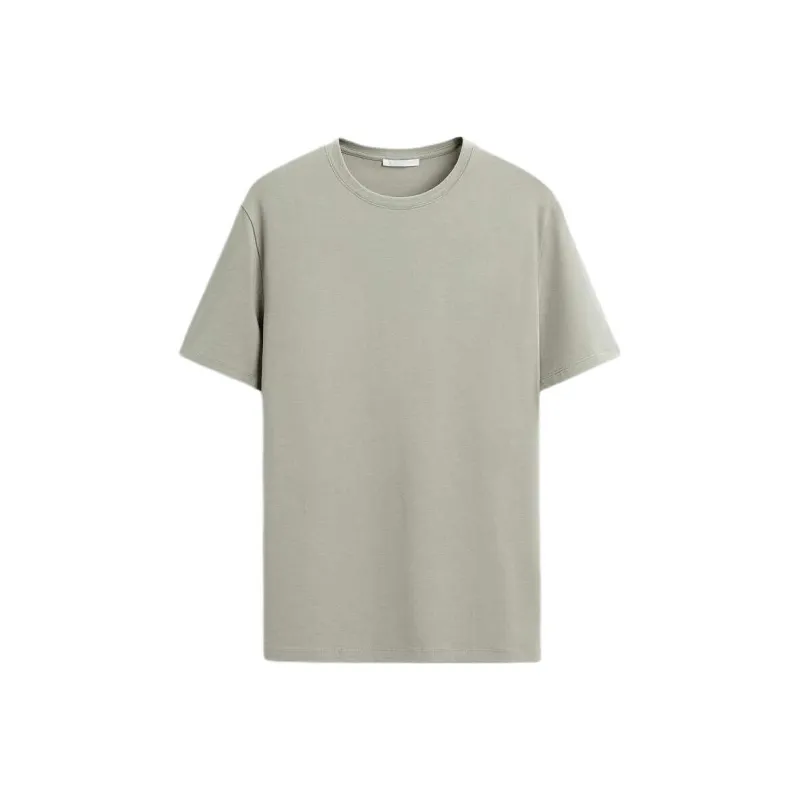 ZARA T Shirts Men Light Mink-0