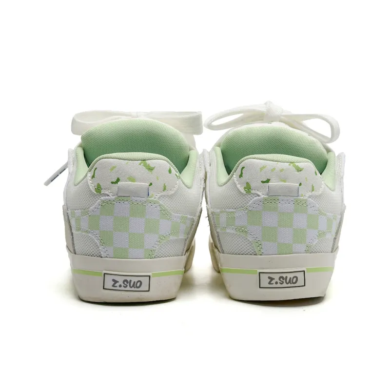 Z.SUO Coverage Wear Resistant Balance Lightweight Low Top Skateboard Shoes Unisex-6