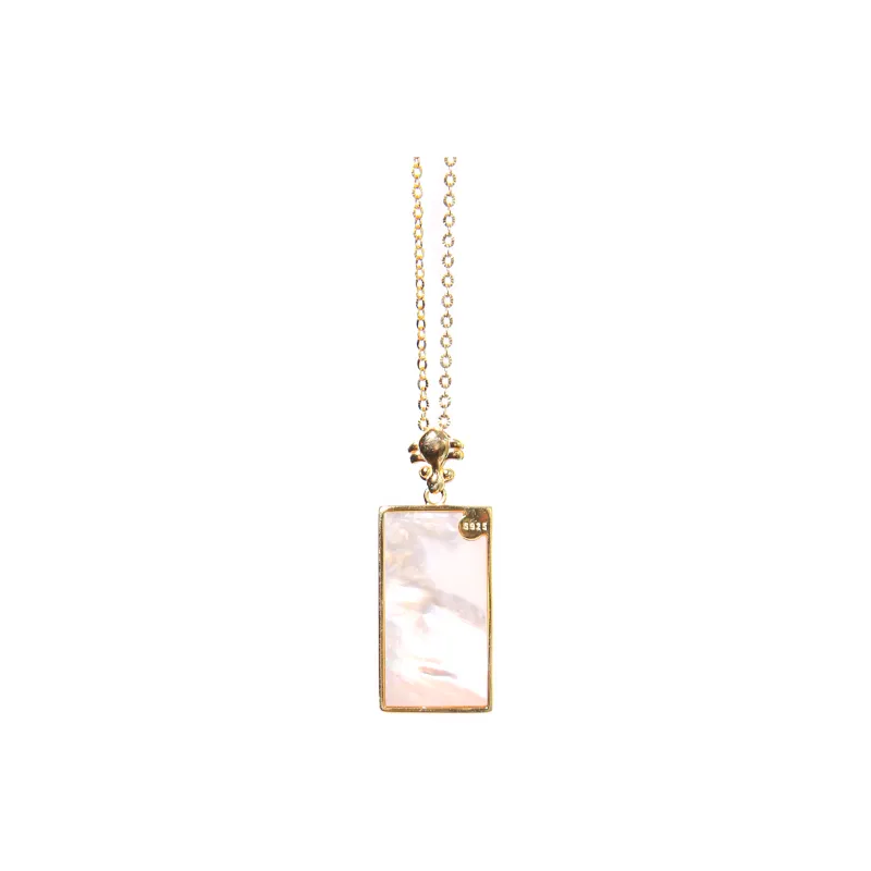 SANWUBALUOKE Pearl Necklaces Unisex-1