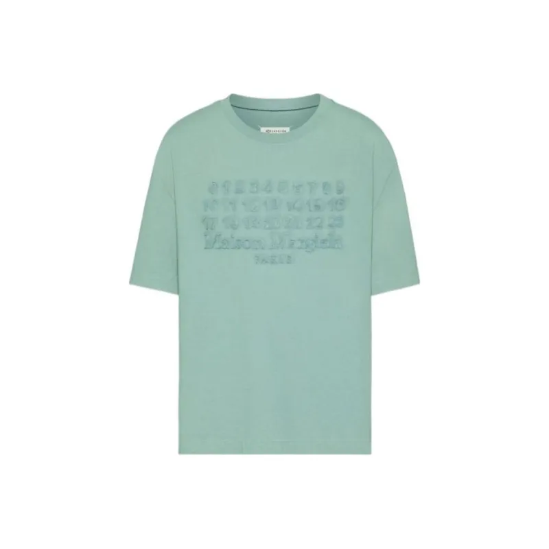 Maison Margiela Numbers Motif Crewneck T Shirt-0