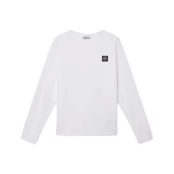 STONE ISLAND Compass Patch Logo Long Sleeve T Shirt