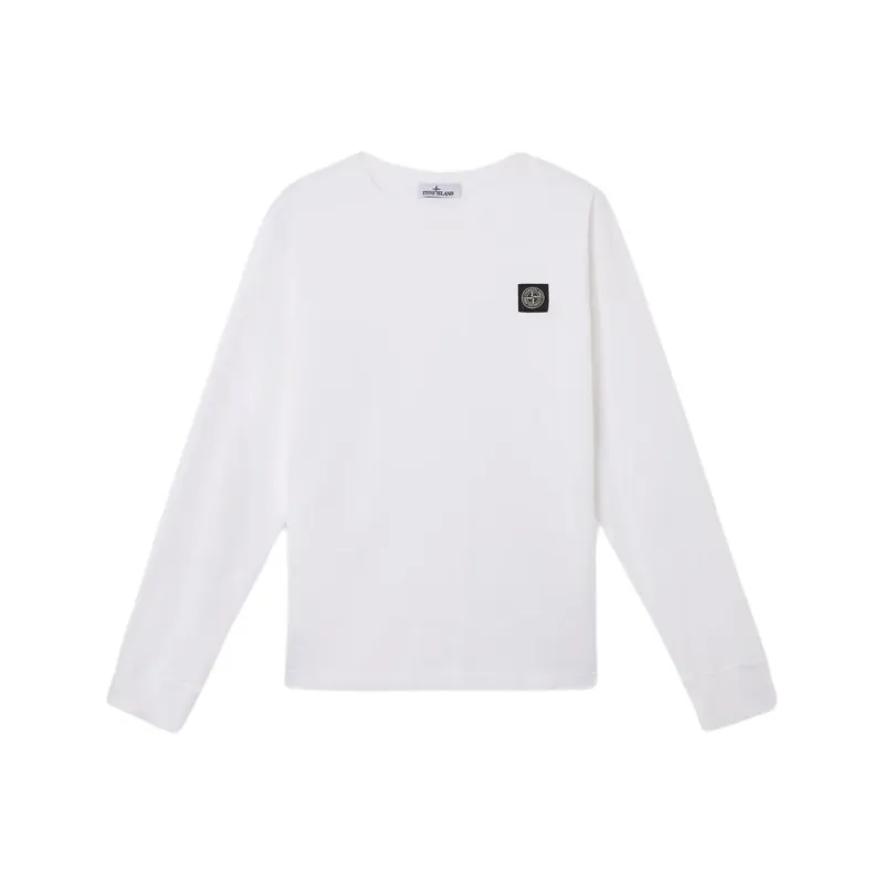 STONE ISLAND Compass Patch Logo Long-Sleeve T-Shirt-0