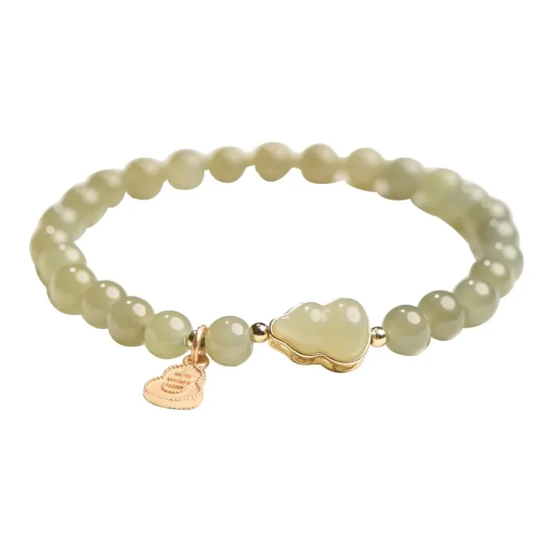 GRACE GIRL Bracelets Pale Greenish White Jade Women's-0
